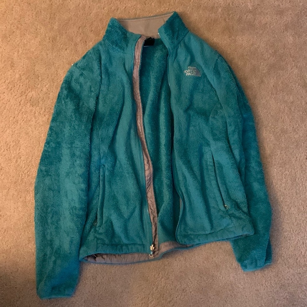 fleece North Face zip up
